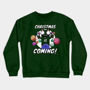 Christmas cat Crewneck Sweatshirt